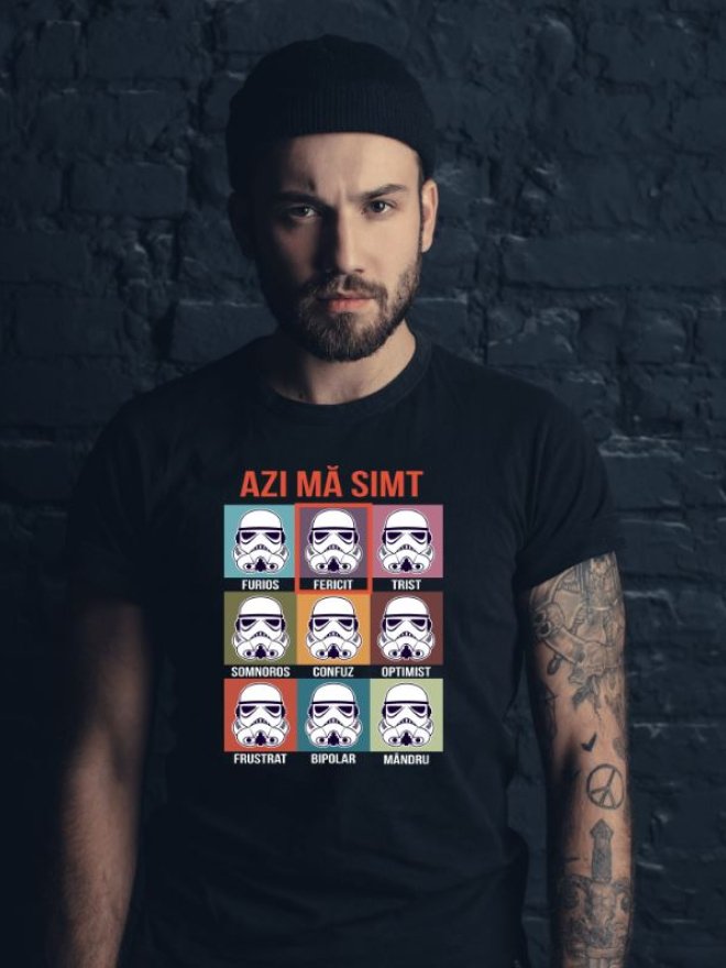 Termotransfer pentru tricou - Azi ma simt