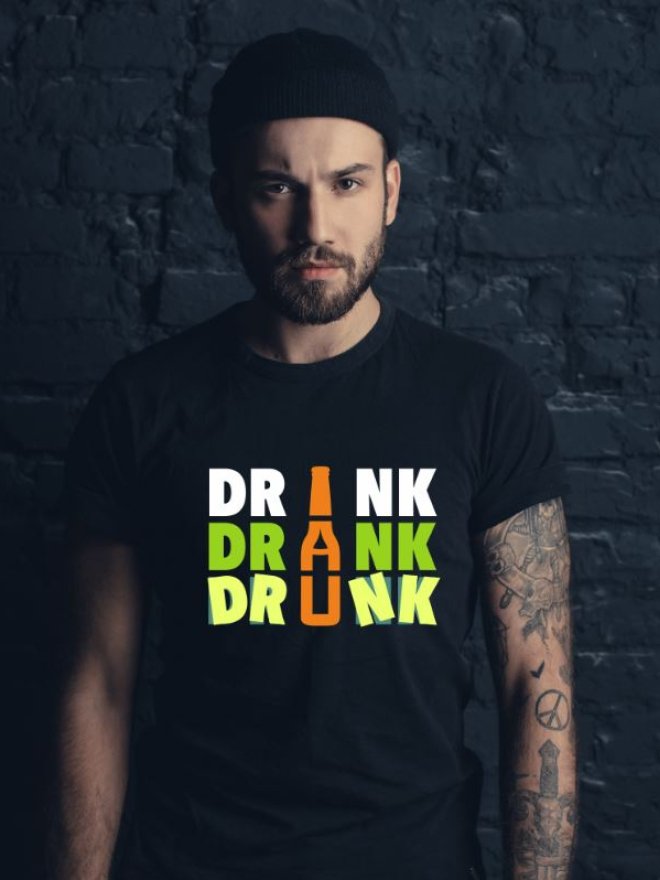 Termotransfer pentru tricou - Drink