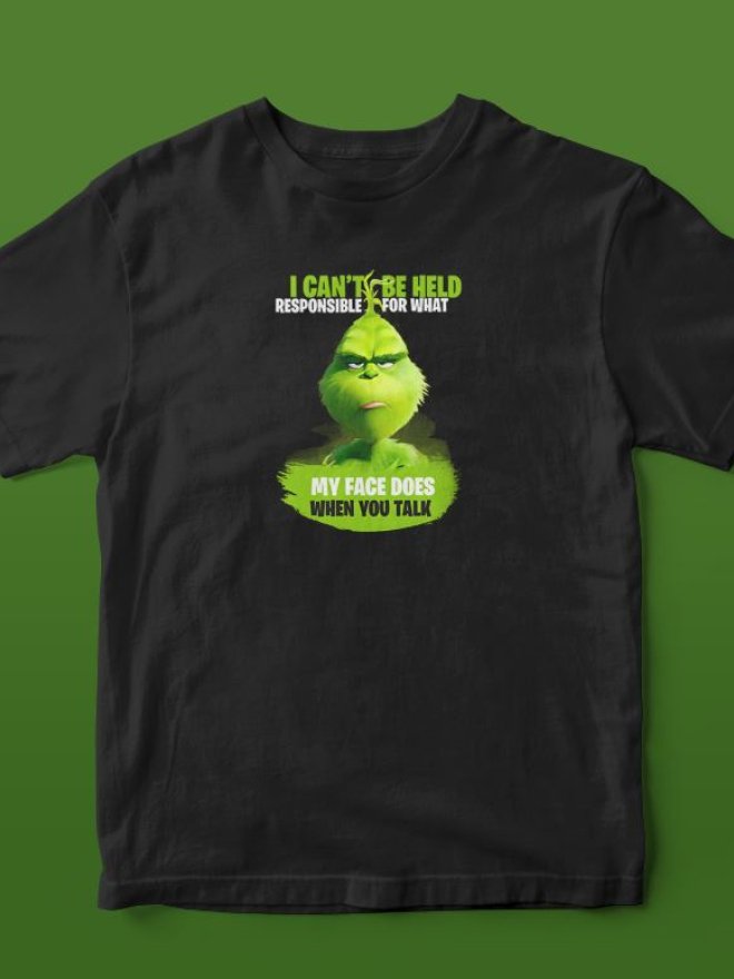 Termotransfer pentru tricou - Grinch Mood