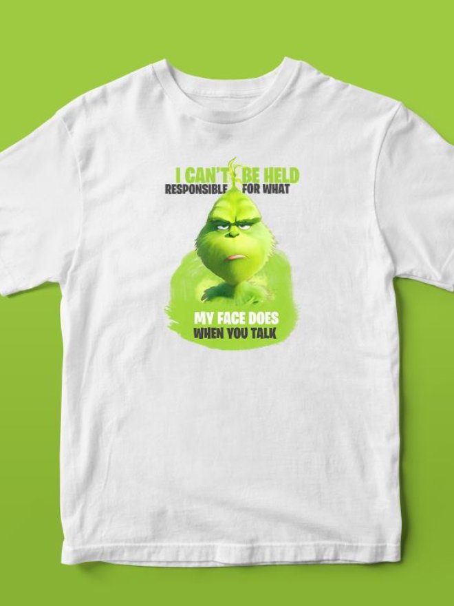 Termotransfer pentru tricou - Grinch Mood