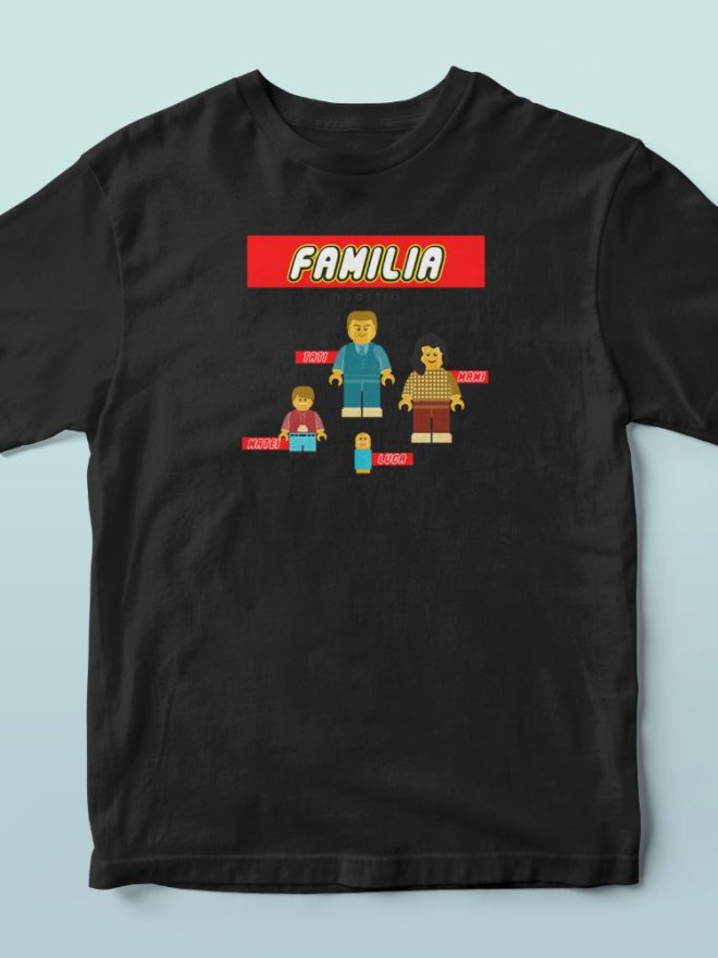 Termotransfer pentru tricou - Lego Family