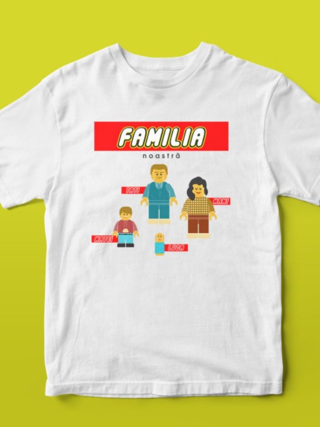 Termotransfer pentru tricou - Lego Family