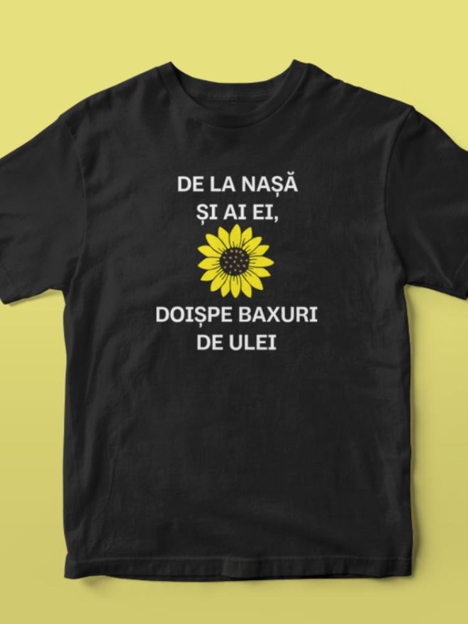 Termotransfer pentru tricou - Nasa, Ulei